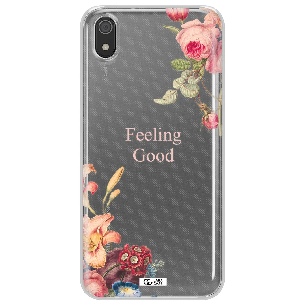a close-up of flowers Xiaomi Redmi 7A Clear TPU Case