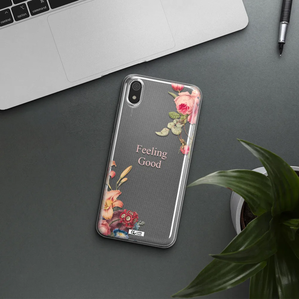 a close-up of flowers Xiaomi Redmi 7A Clear TPU Case