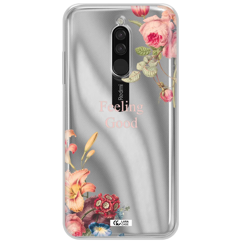 A Close-Up Of Flowers Xiaomi Redmi 8 Clear Tpu Case