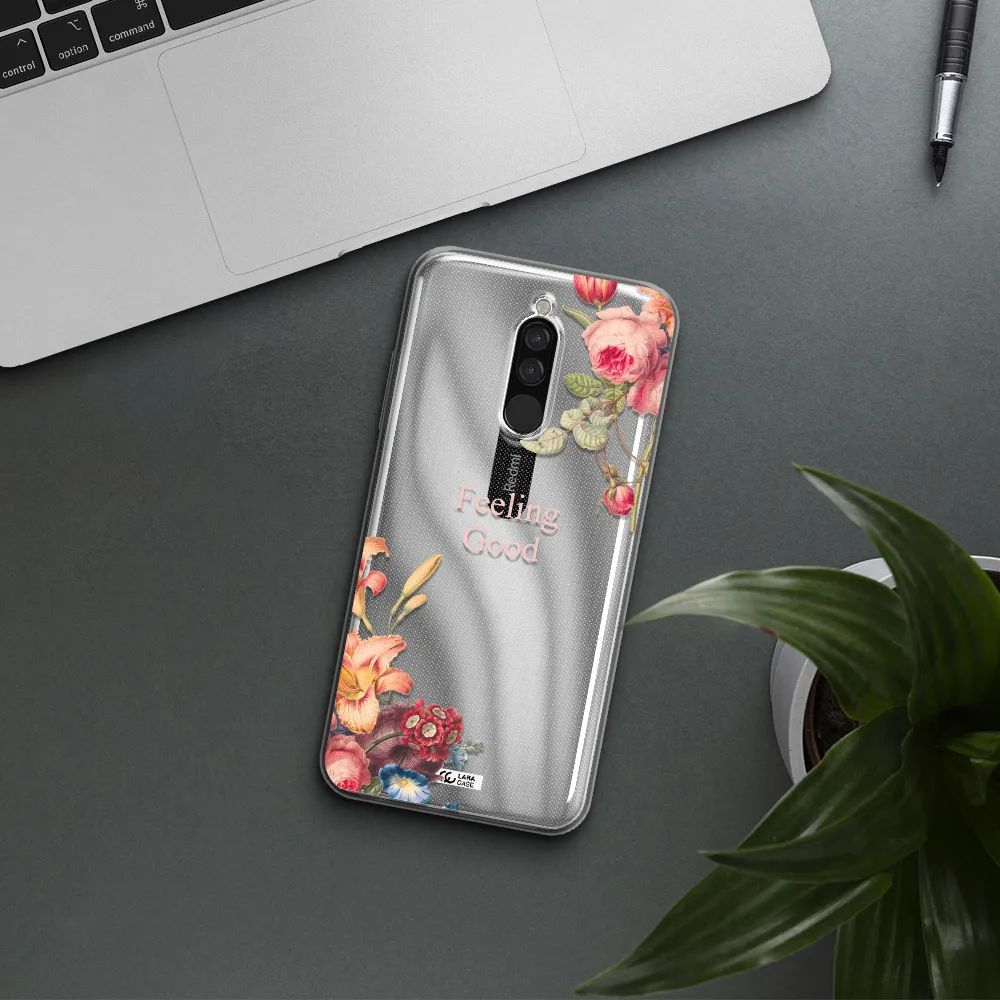 A Close-Up Of Flowers Xiaomi Redmi 8 Clear Tpu Case