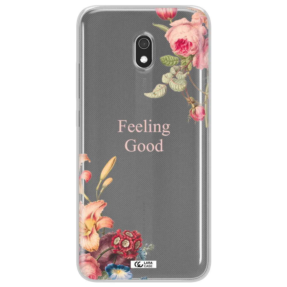 a close-up of flowers Xiaomi Redmi 8A Clear TPU Case