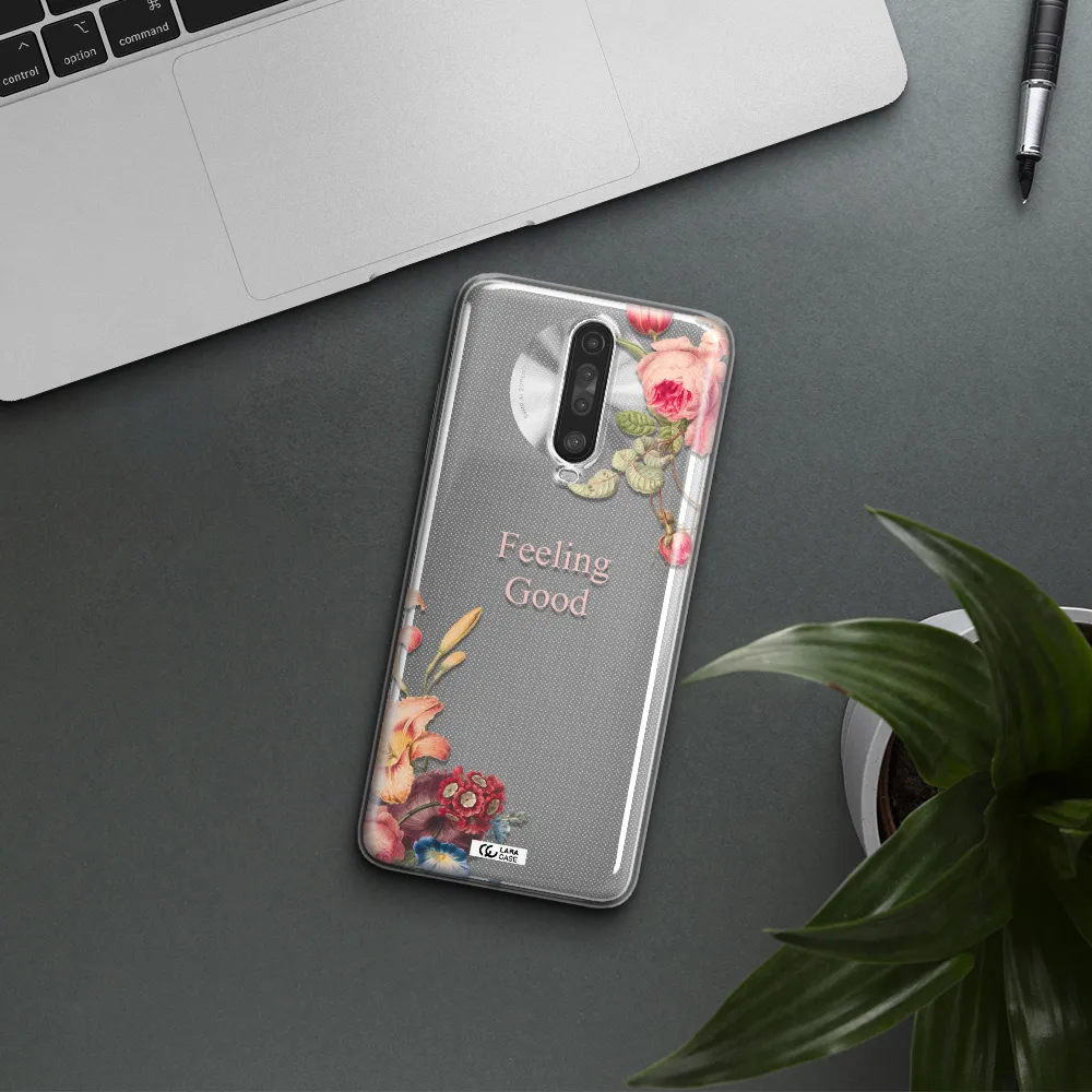 a close-up of flowers Xiaomi Redmi K30 Clear TPU Case