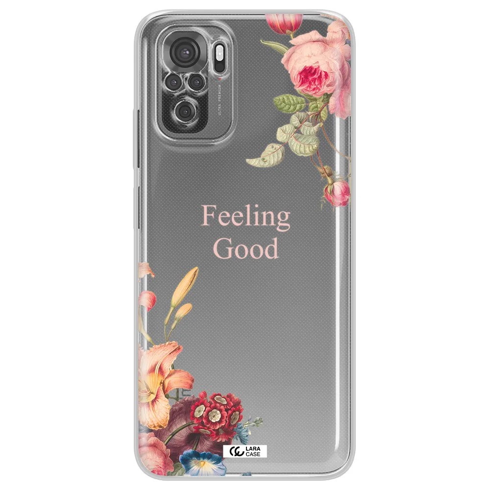 A Close-Up Of Flowers Xiaomi Redmi Note 10S Clear Tpu Case