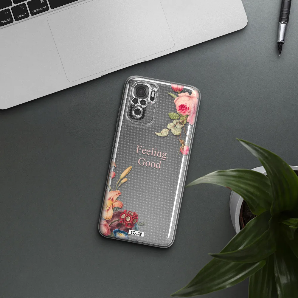A Close-Up Of Flowers Xiaomi Redmi Note 10S Clear Tpu Case
