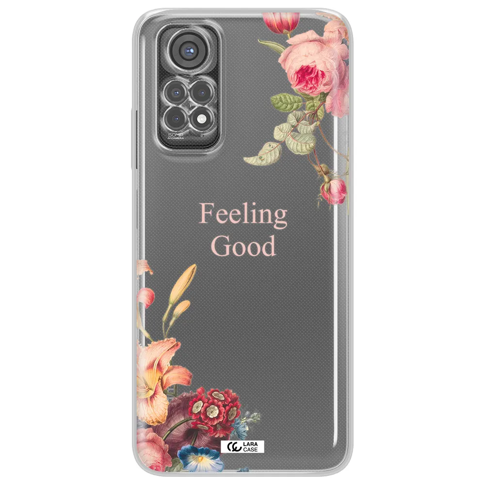 A Close-Up Of Flowers Xiaomi Redmi Note 11S Clear Tpu Case