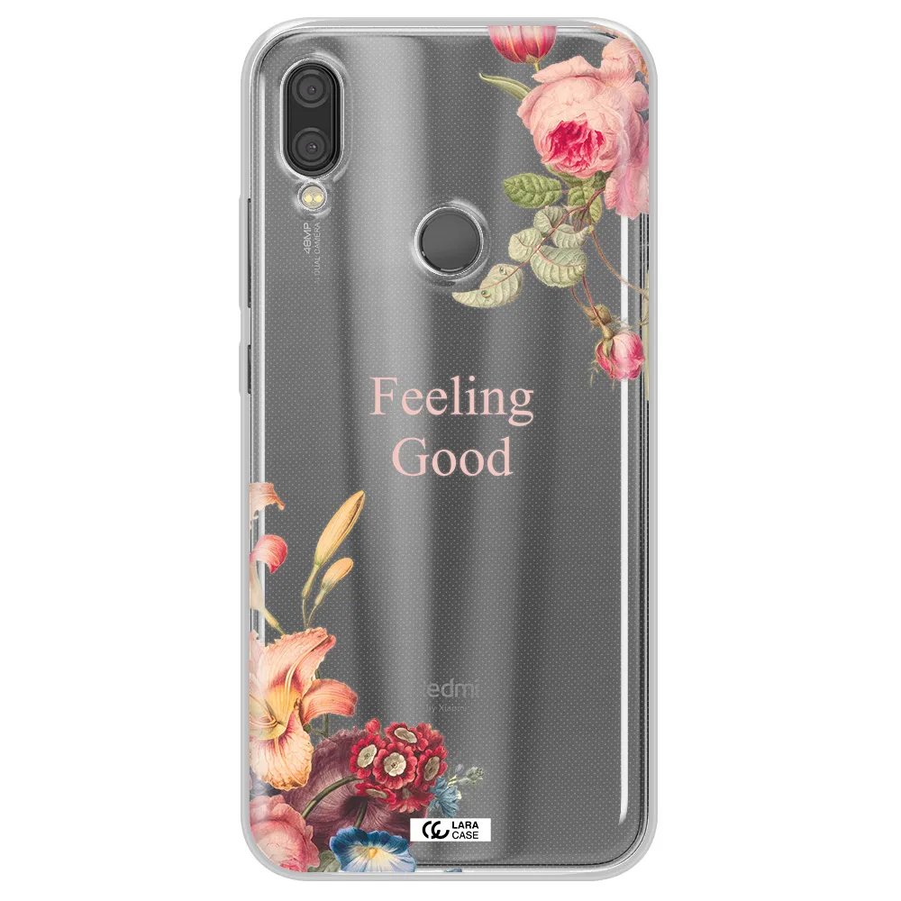a close-up of flowers Xiaomi Redmi Note 7 Clear TPU Case