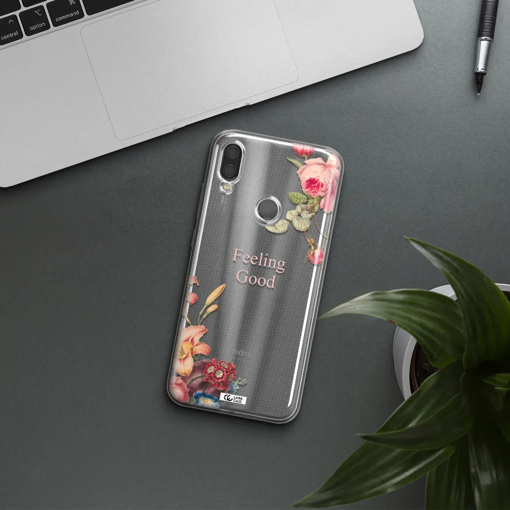a close-up of flowers Xiaomi Redmi Note 7 Clear TPU Case