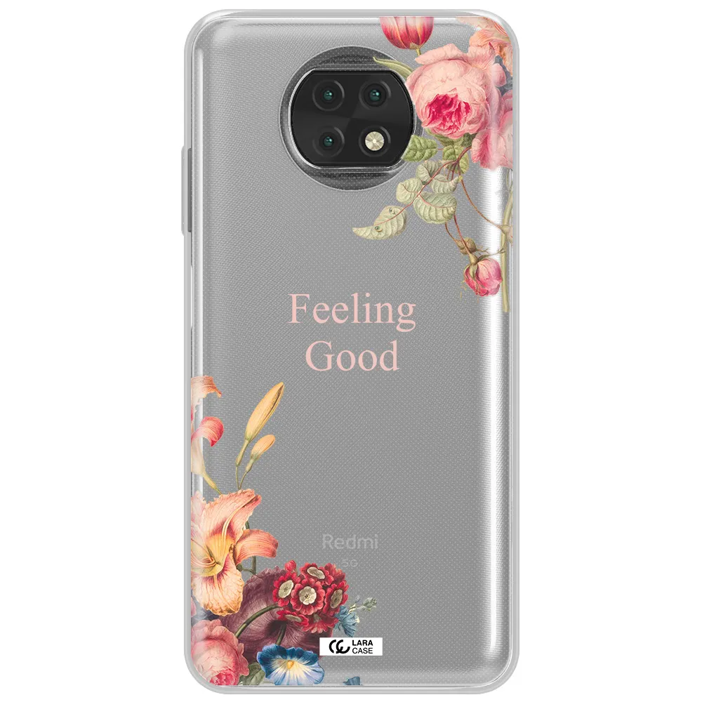 A Close-Up Of Flowers Xiaomi Redmi Note 9T Clear Tpu Case