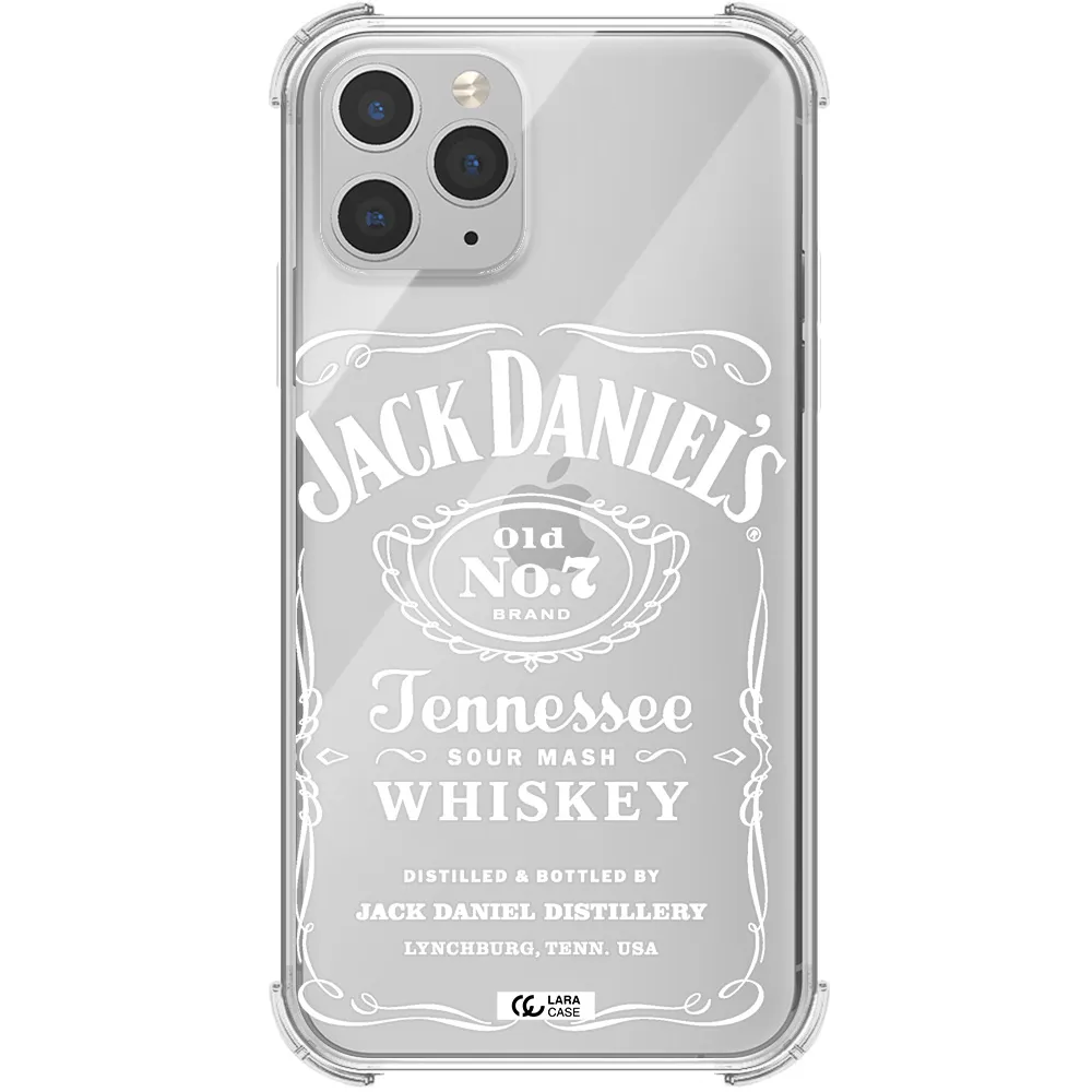 a white background with black dots Apple iPhone 11 pro Clear PC Case