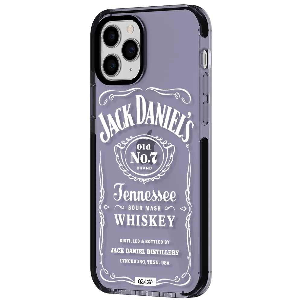 a white background with black dots Apple iPhone 11 pro max impact Lilac Case