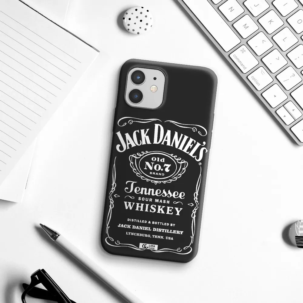 a white background with black dots Apple iPhone 12 mini Silicone black Case