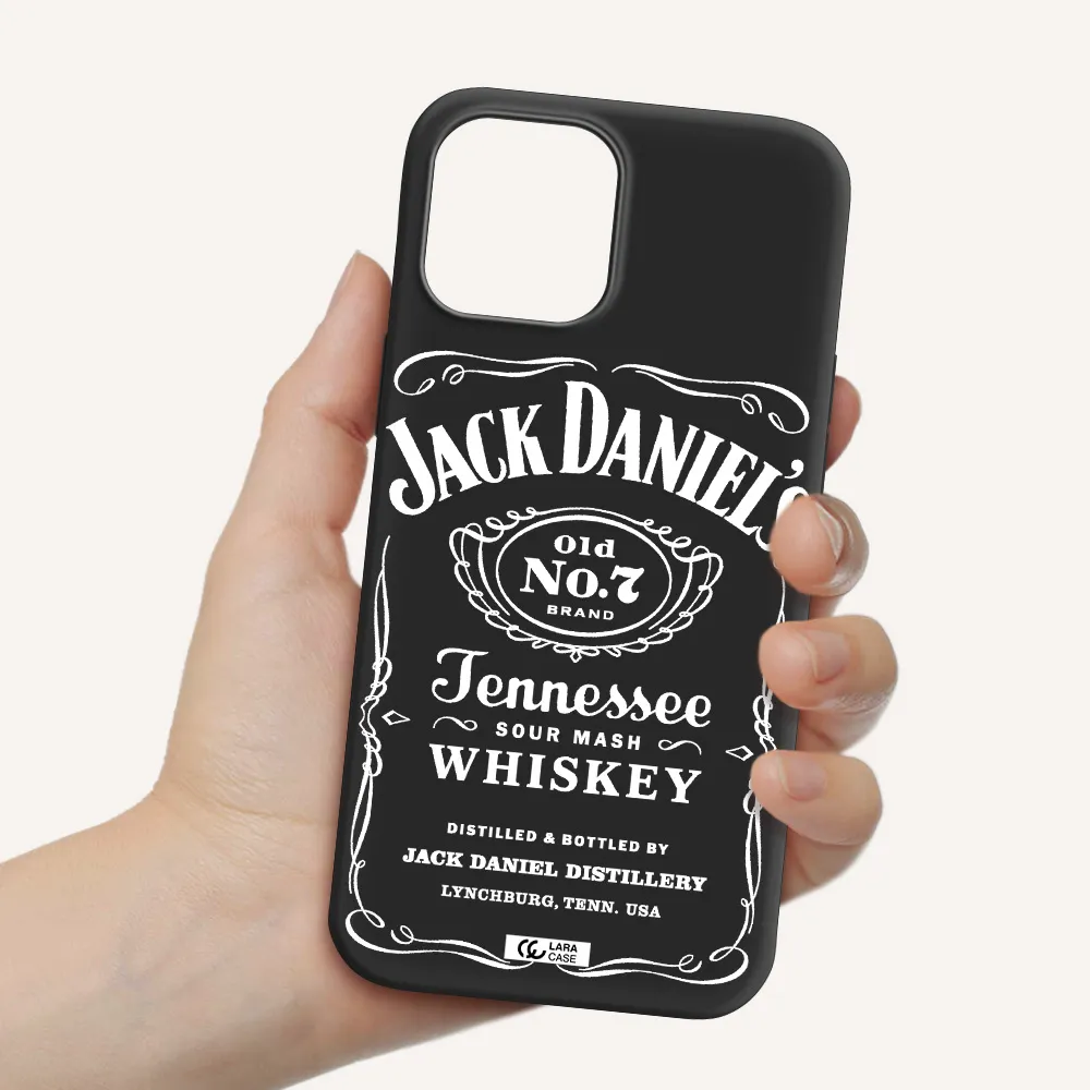 a white background with black dots Apple iPhone 12 pro Silicone black Case