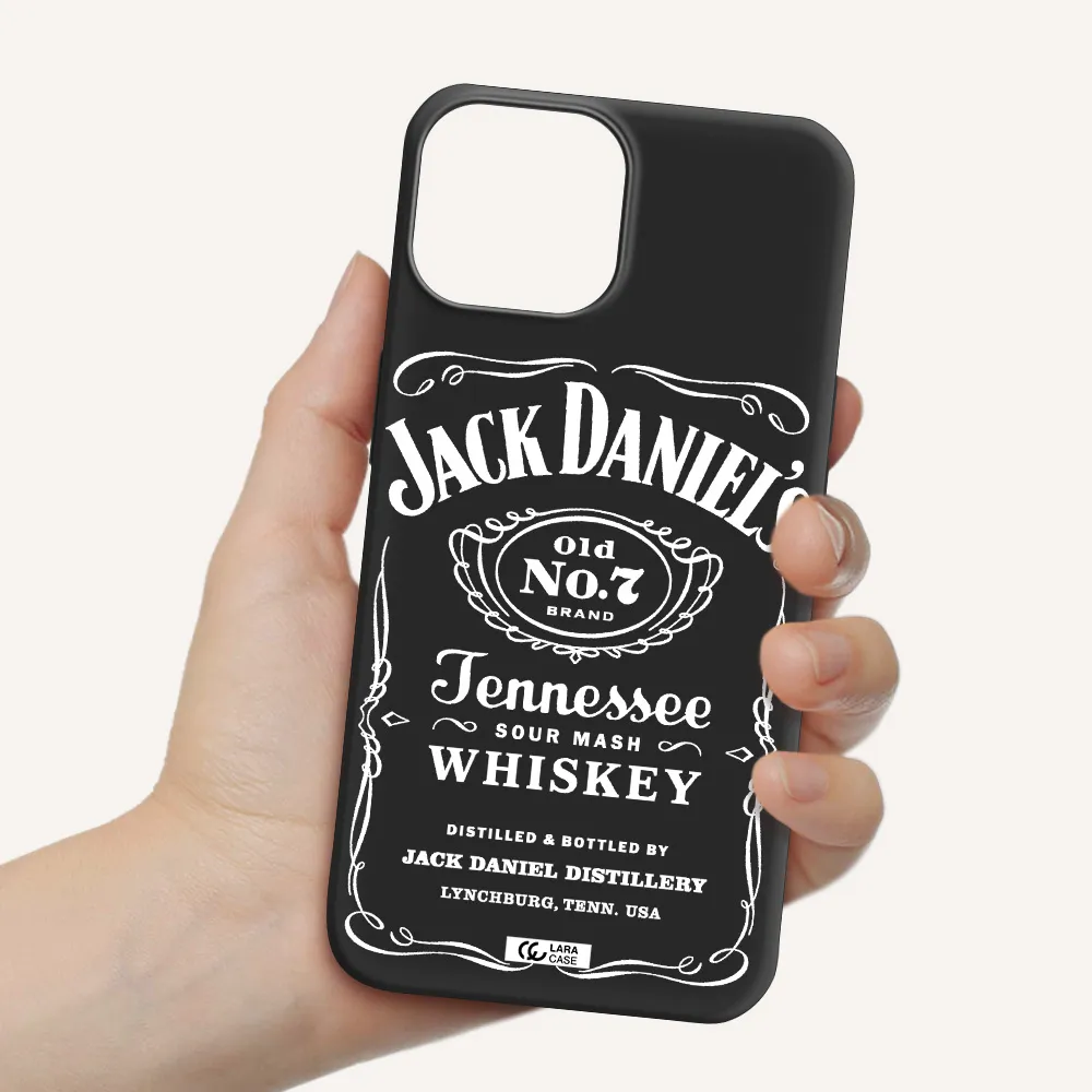 a white background with black dots Apple iPhone 13 mini Silicone black Case