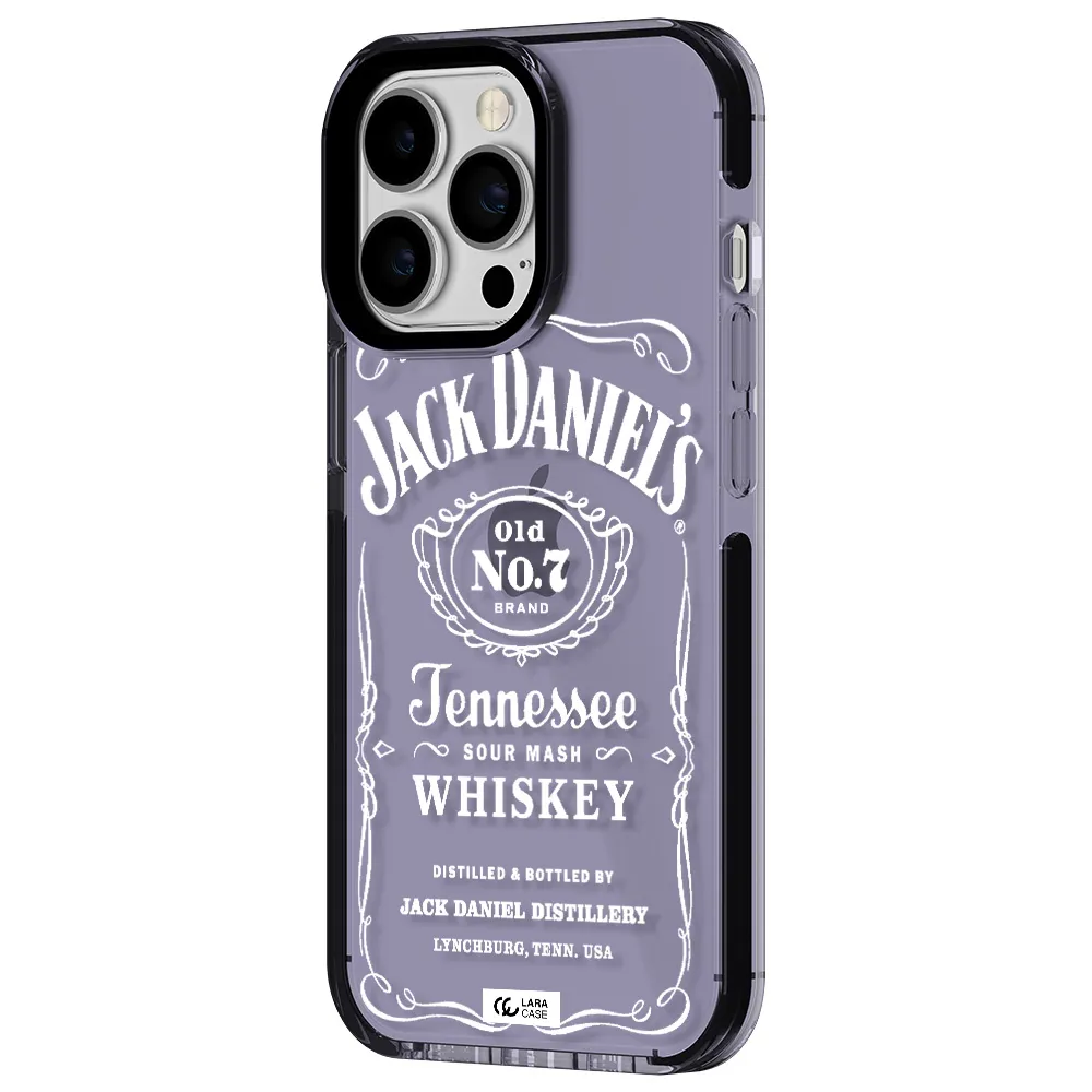 a white background with black dots Apple iPhone 13 Pro impact Lilac Case