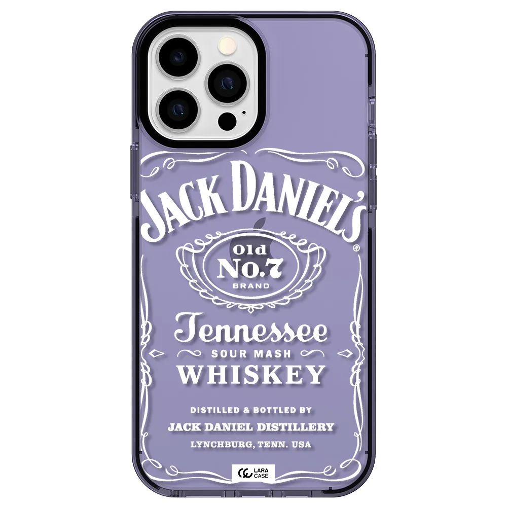 a white background with black dots Apple iPhone 13 Pro Max impact Lilac Case