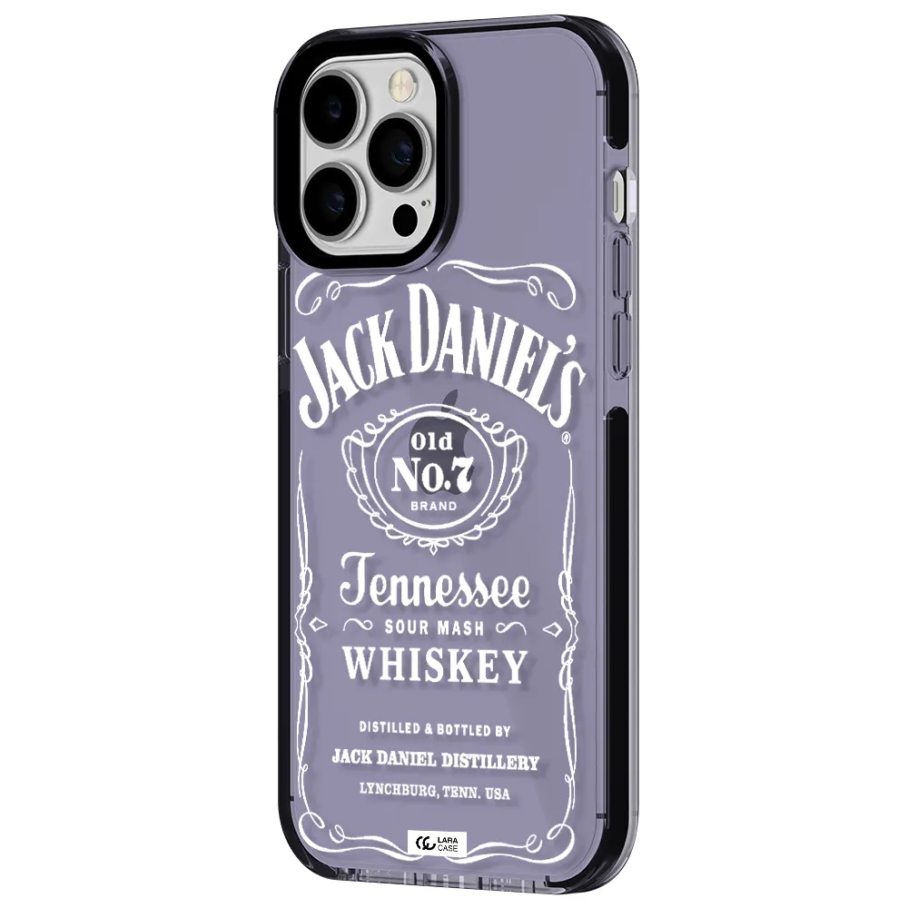 a white background with black dots Apple iPhone 13 Pro Max impact Lilac Case