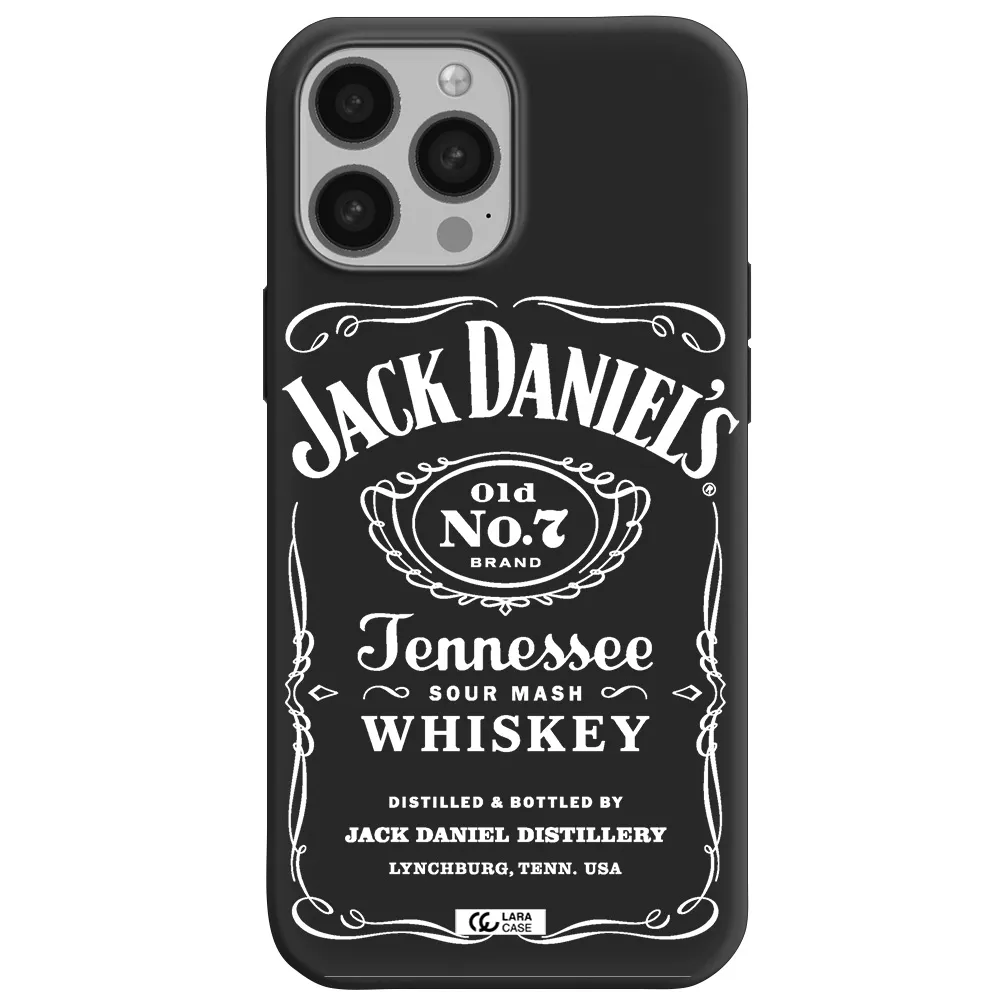 a white background with black dots Apple iPhone 13 Pro Silicone black Case