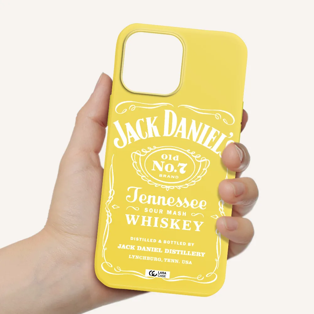 a white background with black dots Apple iPhone 13 Pro Silicone canary yellow Case