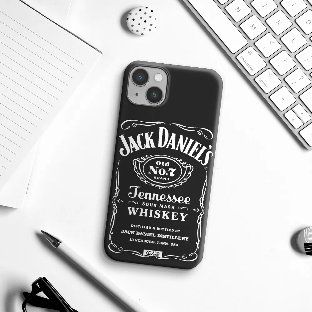 a white background with black dots Apple iPhone 14 plus Silicone black Case