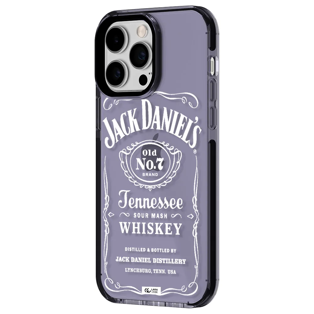 a white background with black dots Apple iPhone 14 pro max impact Lilac Case