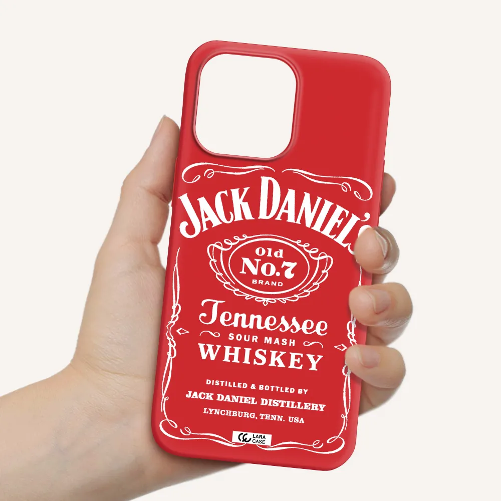 a white background with black dots Apple iPhone 14 pro Silicone Imperial Red Case