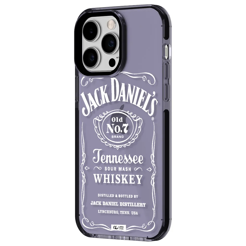 a white background with black dots Apple iPhone 15 Pro Max impact Lilac Case