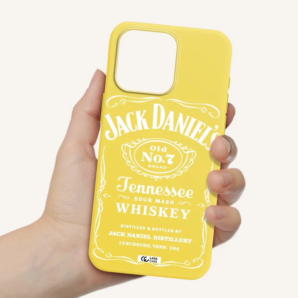 a white background with black dots Apple Iphone 15 Pro max Silicone canary yellow Case