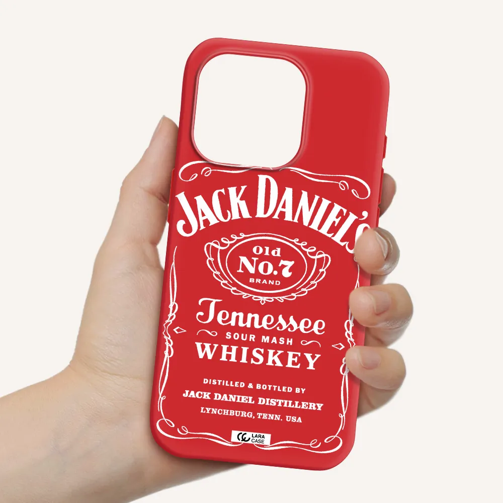 A White Background With Black Dots Apple Iphone 15 Pro Silicone Imperial Red Case