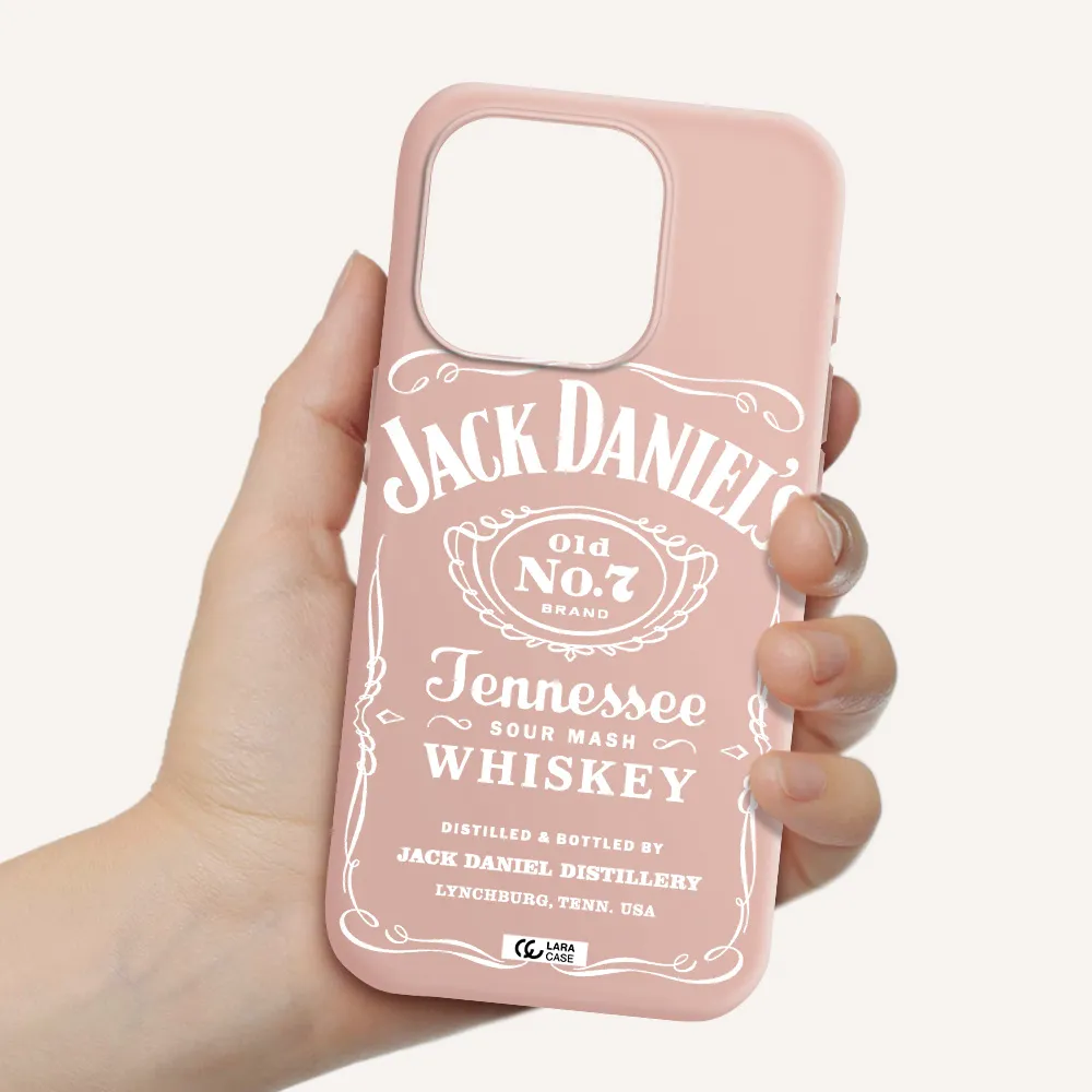 A White Background With Black Dots Apple Iphone 15 Pro Silicone Pastel Pink Case