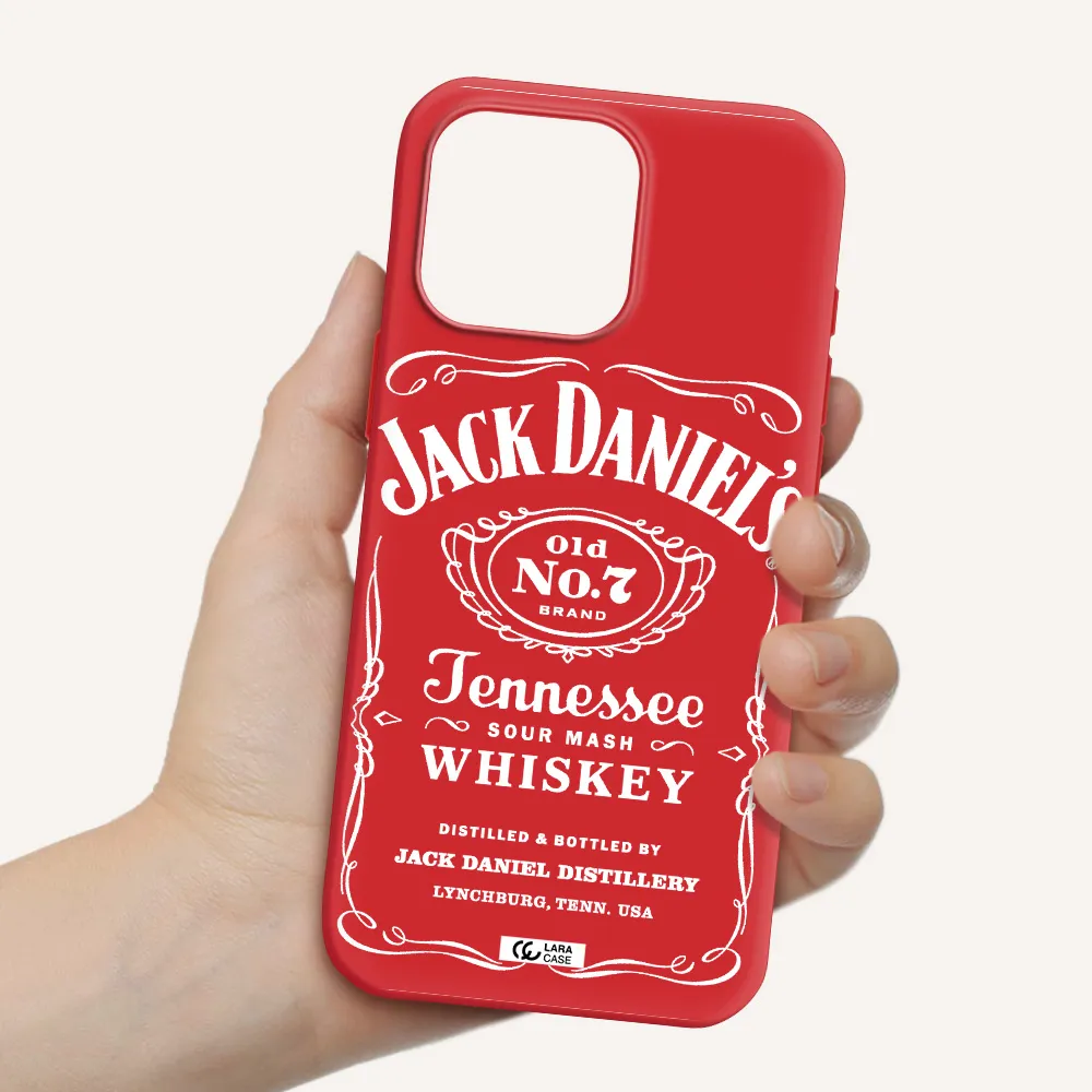 A White Background With Black Dots Apple Iphone 16 Pro Max Silicone Imperial Red Case