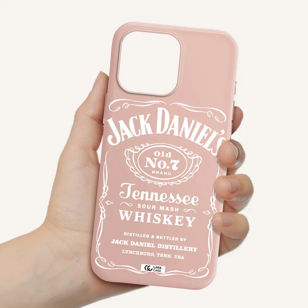 A White Background With Black Dots Apple Iphone 16 Pro Max Silicone Pastel Pink Case