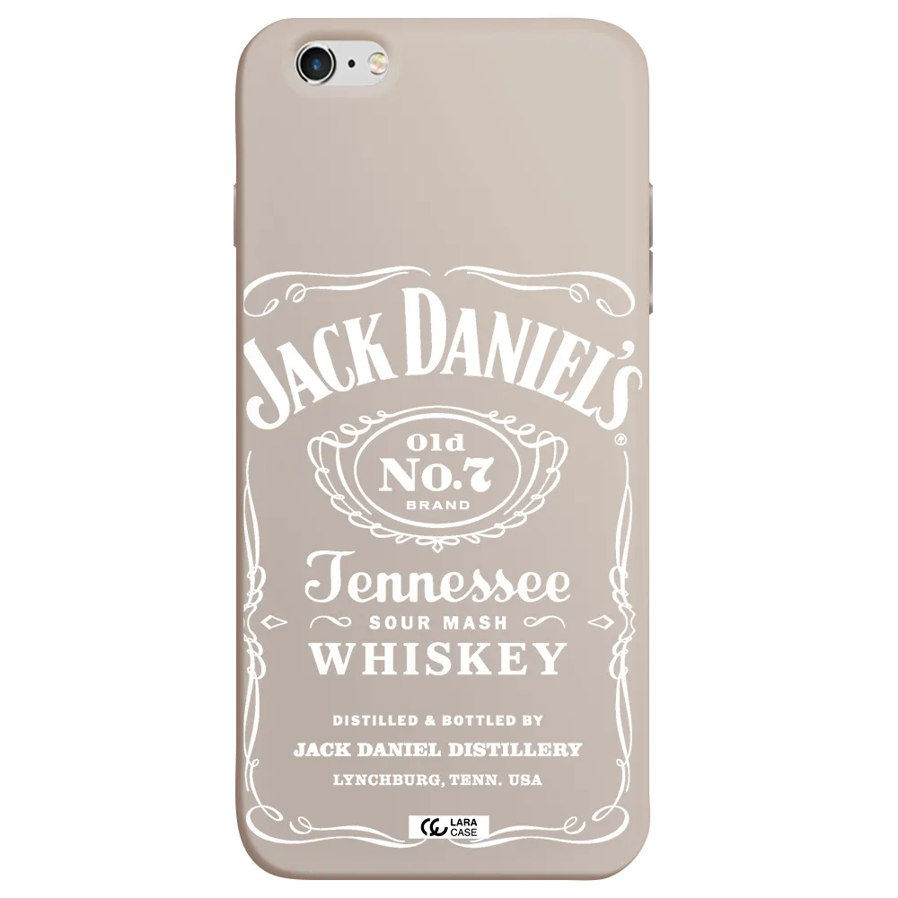 a white background with black dots Apple iPhone 6 plus Silicone Stone Case