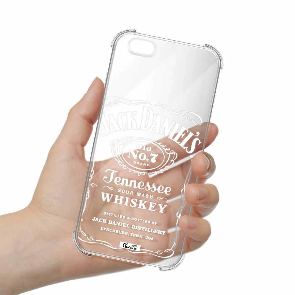 a white background with black dots Apple iPhone 6S Clear PC Case