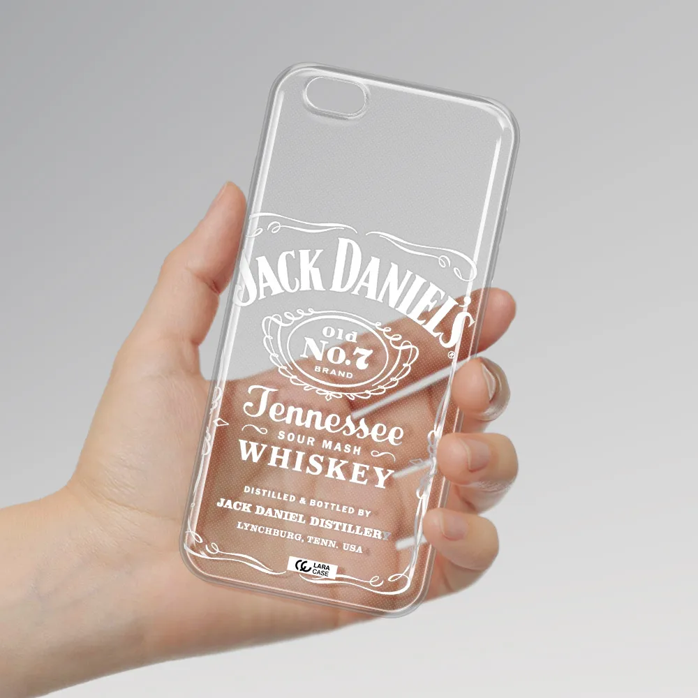 a white background with black dots Apple iPhone 6S Clear TPU Case