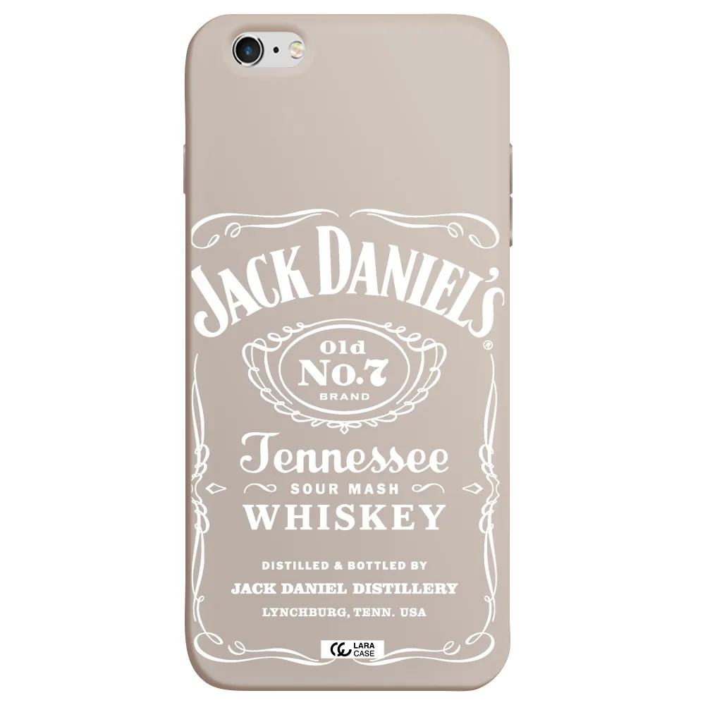 a white background with black dots Apple iPhone 6S Silicone Stone Case