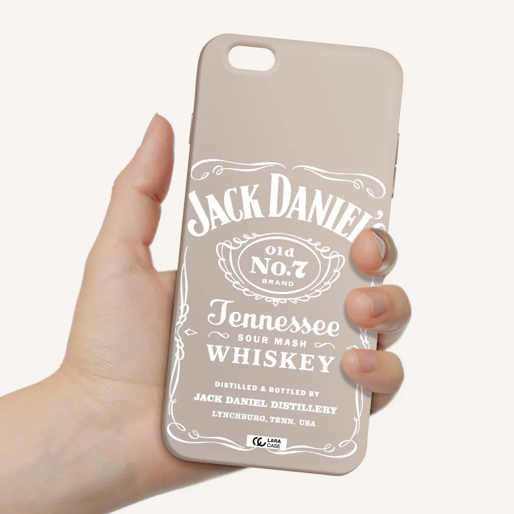 a white background with black dots Apple iPhone 6S Silicone Stone Case