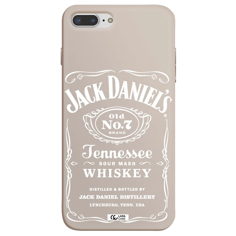 a white background with black dots Apple iPhone 7 plus Silicone Stone Case