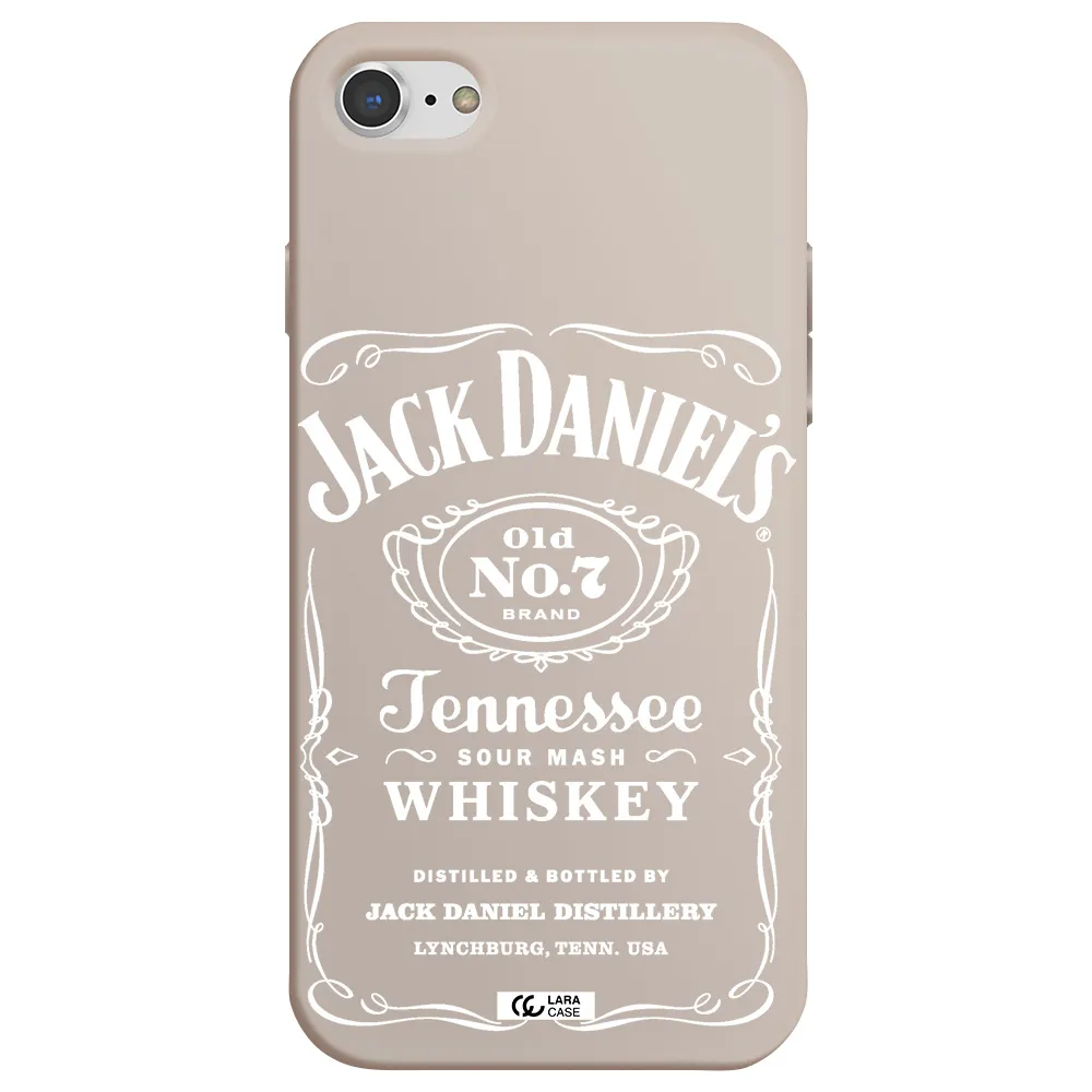 a white background with black dots Apple iPhone 7 Silicone Stone Case