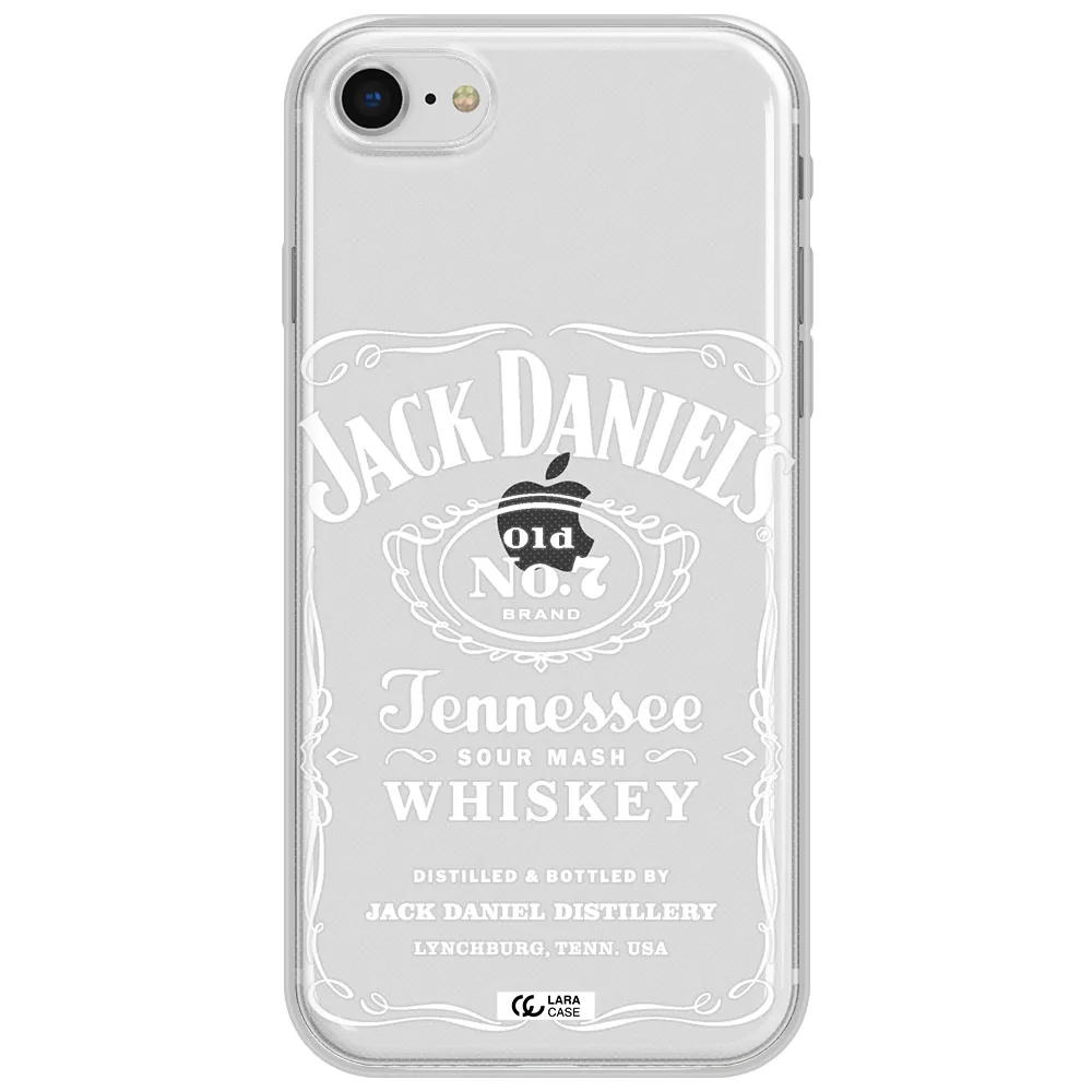 A White Background With Black Dots Apple Iphone Se 2020 Clear Tpu Case