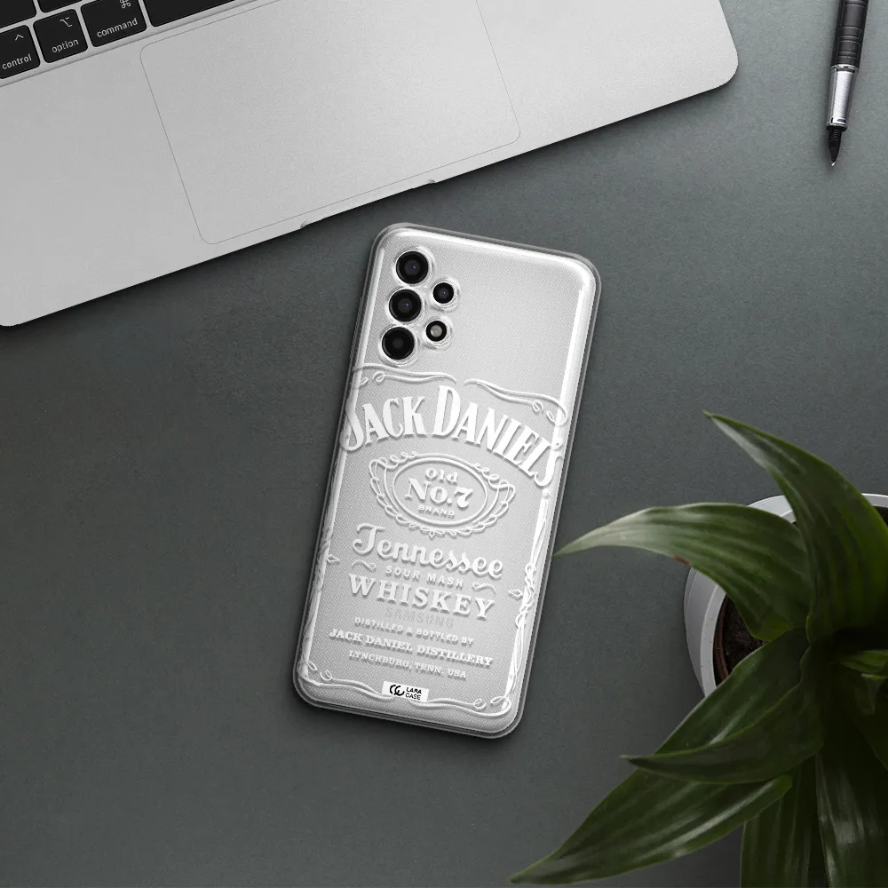 a white background with black dots Samsung A13 4g Clear TPU Case