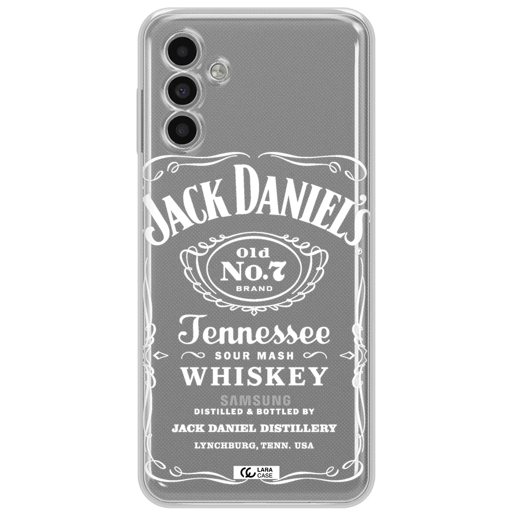 A White Background With Black Dots Samsung A13 5G Clear Tpu Case