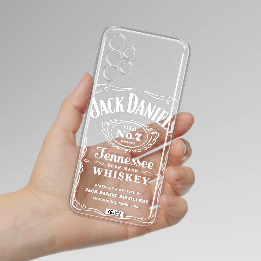 a white background with black dots Samsung A13 Clear TPU Case