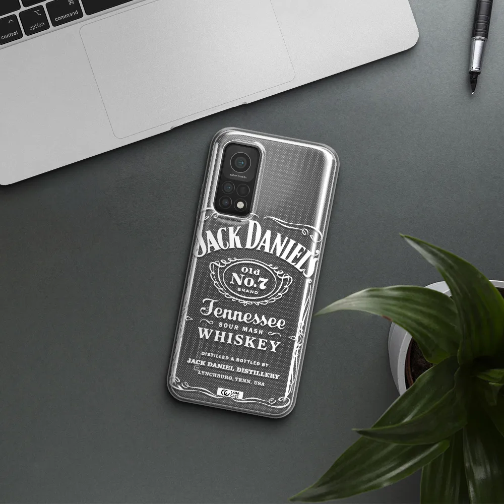 a white background with black dots Xiaomi Mi 10T Clear TPU Case