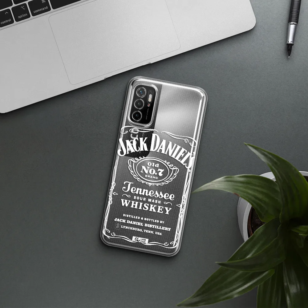 A White Background With Black Dots Xiaomi Poco M3 Pro Clear Tpu Case