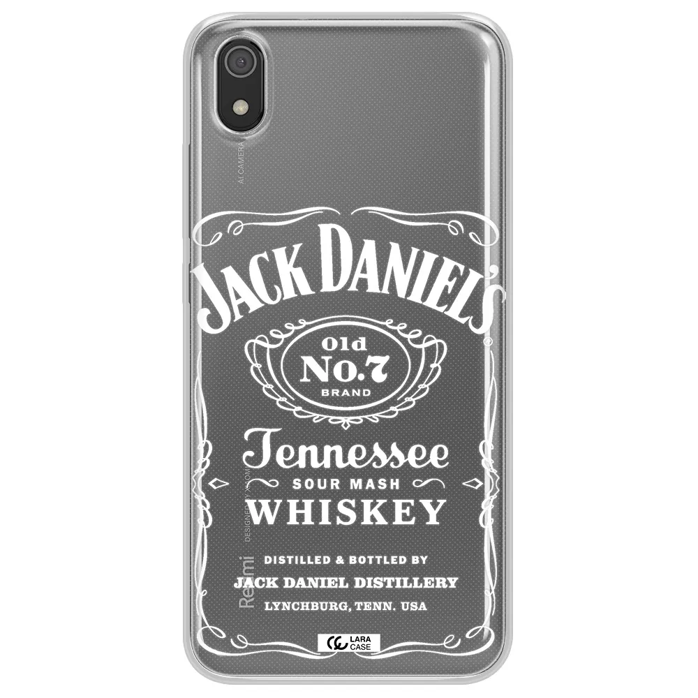 a white background with black dots Xiaomi Redmi 7A Clear TPU Case