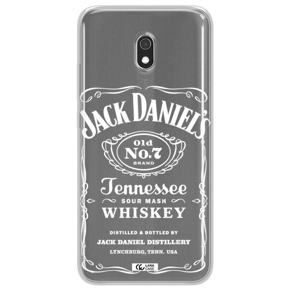 a white background with black dots Xiaomi Redmi 8A Clear TPU Case