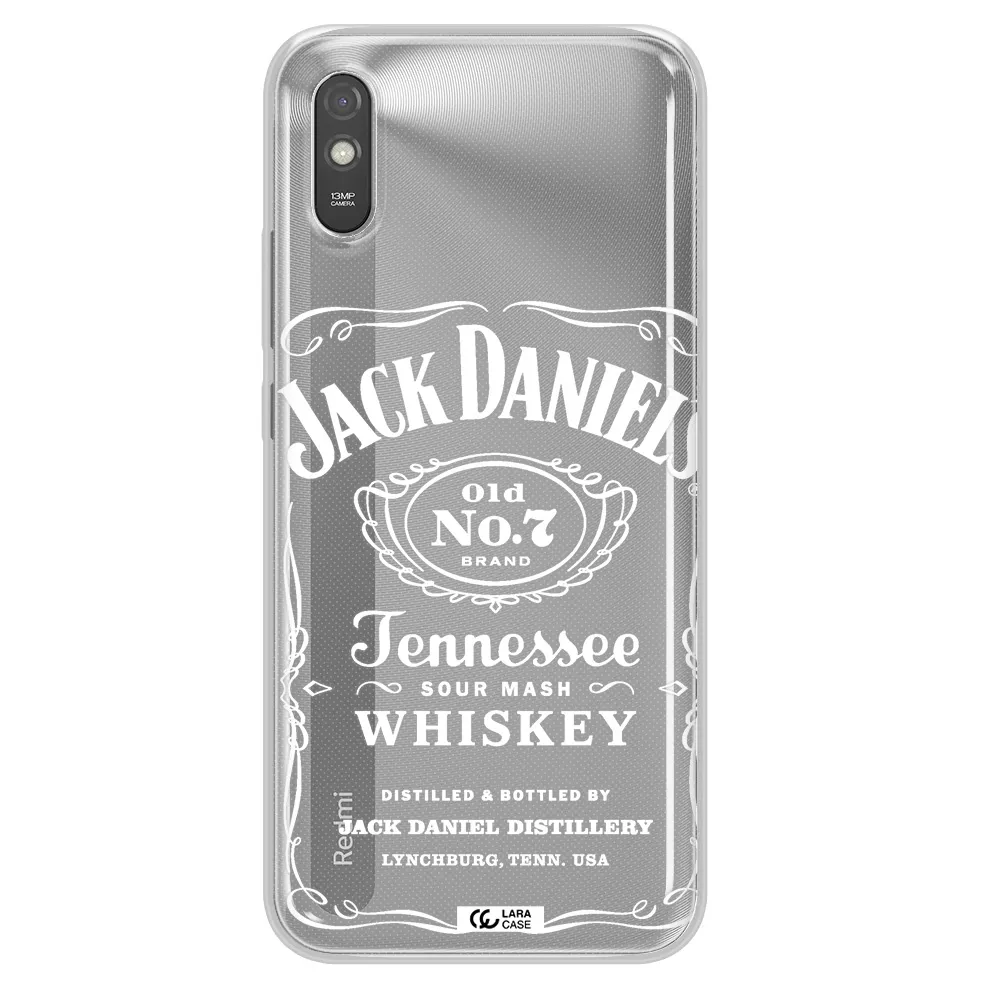 a white background with black dots Xiaomi Redmi 9A Clear TPU Case