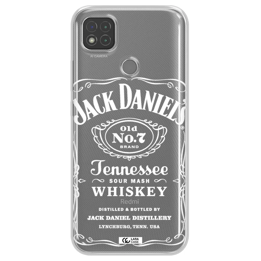 a white background with black dots Xiaomi Redmi 9C Clear TPU Case