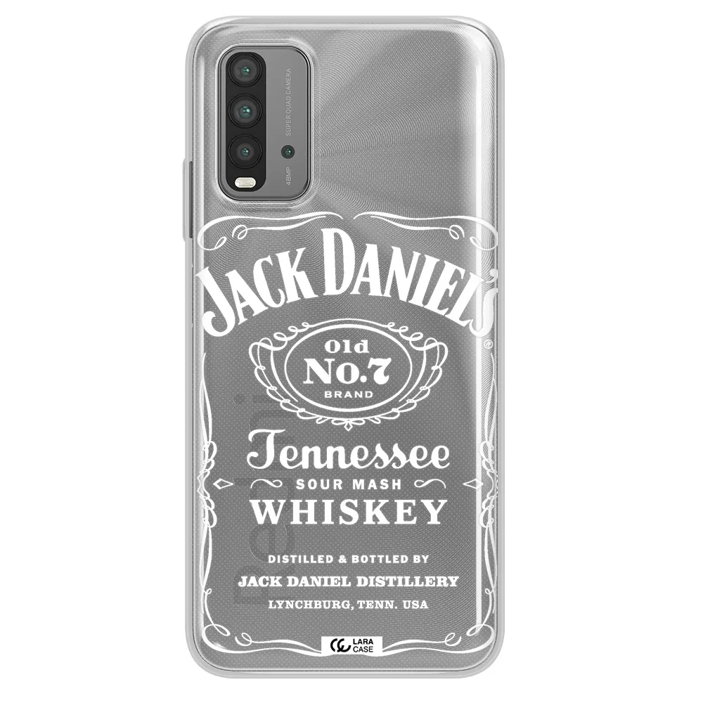 a white background with black dots Xiaomi Redmi 9T Clear TPU Case