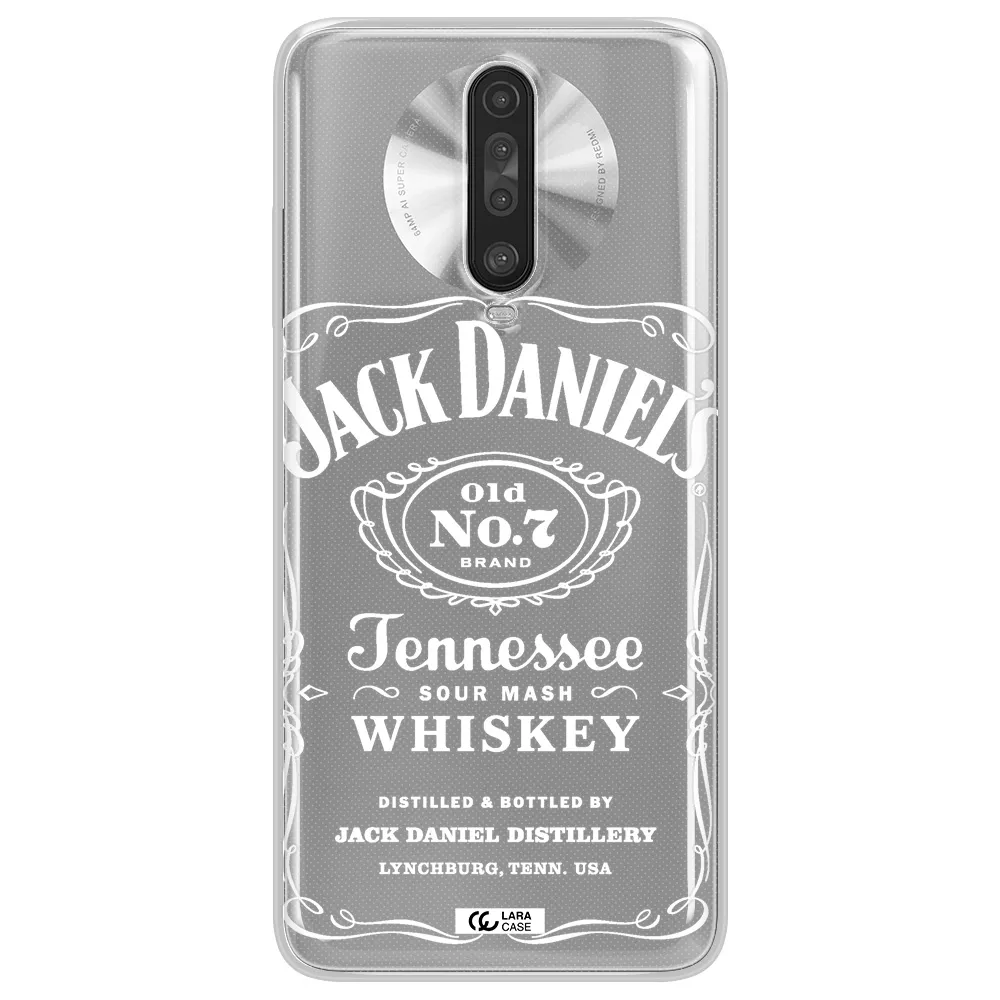 a white background with black dots Xiaomi Redmi K30 Clear TPU Case